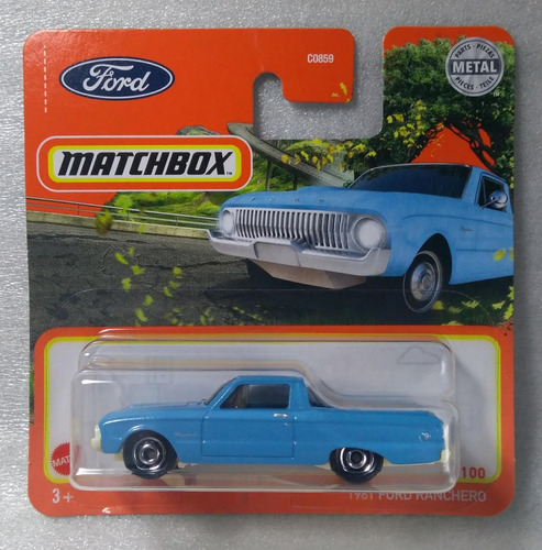 Matchbox 1961 Ford Ranchero Azul Nuevo Sellado