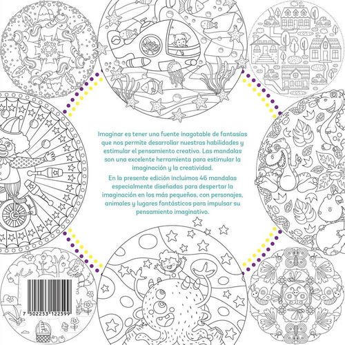 Libro Mandalas Estimular Imaginacion Niños, Editorial Dante
