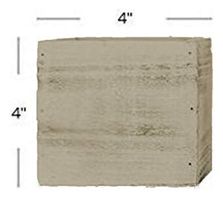 Macetas Cuadradas Rústicas De Madera De 4 Forro De Pl...