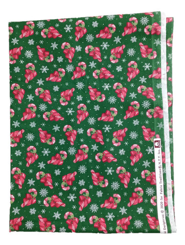 Tela Plana Diseño Baston Dulce 112x92cm Fabric Traditions