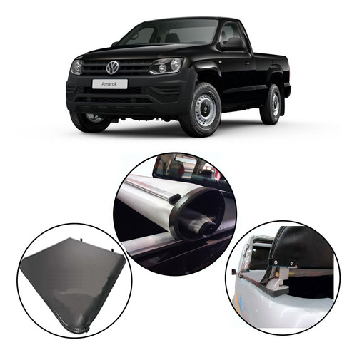 Lona Con Tensores Incorporados Para Vw Amarok Cabina Simple