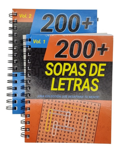 Set De 2 Libros 200 + Sopas De Letras