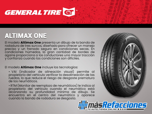 Par De Llantas 205/60r15 91h Sl General Tire Altimax One