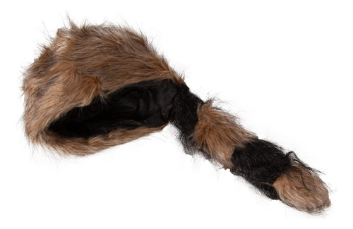 Coonskin Cap - daniel Boone Sombrero Sombreros De Raccoon Tail Novedad Sombrero Por Funny Gorros De Fiesta