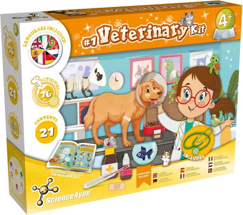 Science4you - Mi Primer Clinica Veterinaria Para Niños 4+ Añ