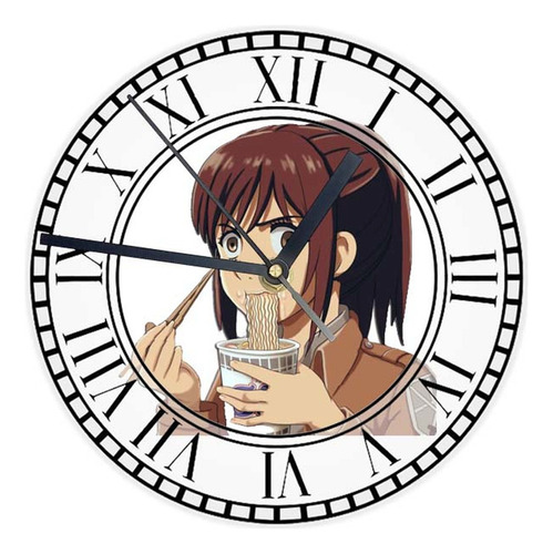 Reloj Redondo Madera Brillante One Piece Mod 159