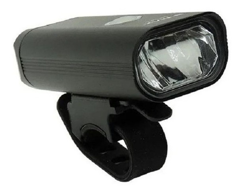 Lanterna Farol Luz Led Para Bike Bicicleta Usb Recarregável Cor Preto