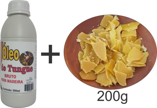 Cera De Abelha Atoxica + Tungue Bruto Tabua De Carne Corte