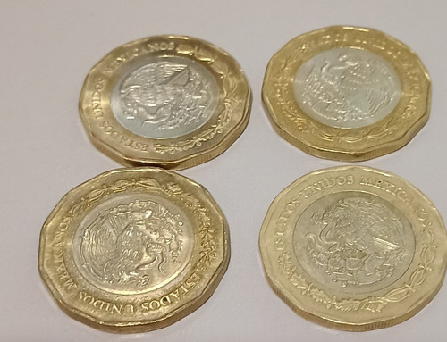 Se Vende Monedas Conmemorativas De 20 Pesos 