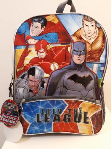 Bolso Morral Superheroes Liga De La Justicia Importado