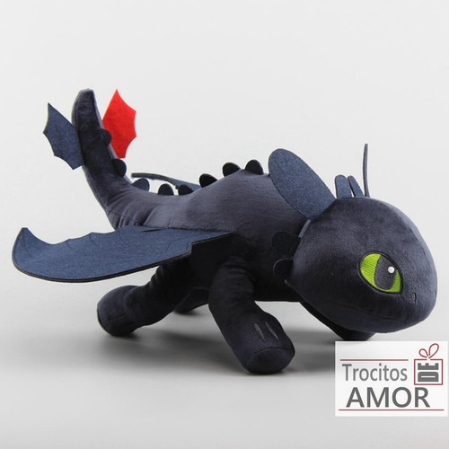 Imagen 2 de 7 de Peluche Chimuelo 45 Cms Furia Noctura Y Furia Luminosa