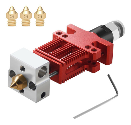 Kit Hotend Cr-6 Creality, 75 Mm, Compatible, 4 Mm, 3 Unidade