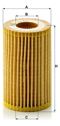 Filtro Óleo Mann-filter Hu611x Compatível Com 77 01 206 705