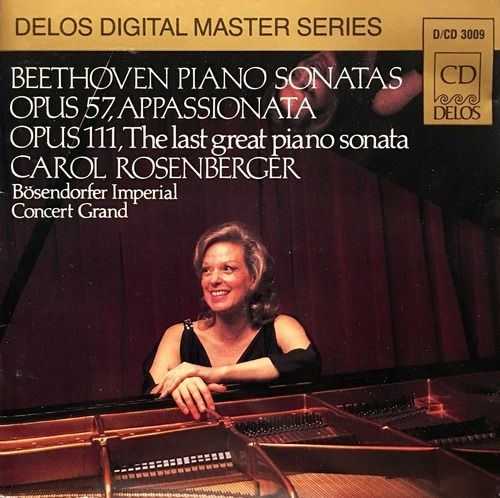 Cd Beethoven Piano Sonatas Carol Rosenberger - Import