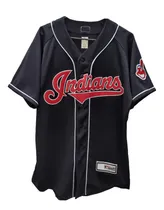 Comprar Camisola Jersey Béisbol Cleveland Indians Bordada Azul