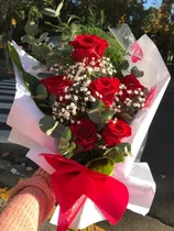 Comprar Ramo De 6 Rosas Rojas - Flores Naturales A Domicilio