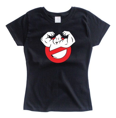 Gym Ghostbusters Playera Hombre Mujer Gimnasio Algodon Negra