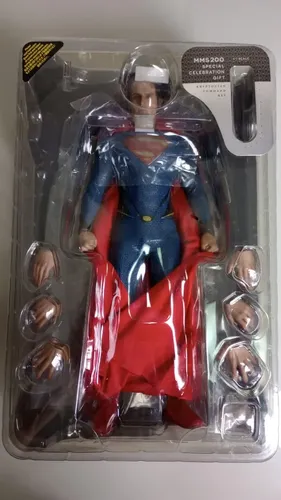 Man Of Steel Escala 1/6 Mms200 Hot Toys + Chave Kriptoniana