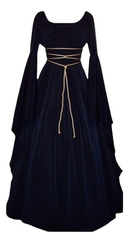 Vestido Vintage Para Mujeres Vestido Medieval De Halloween