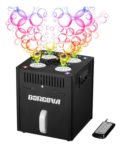 Máquina De Burbujas Con Luces Y Control Dmx