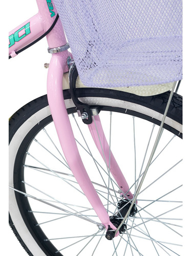 Bicicleta Veloci Bruxelles Rodada 24 Rosa Tamaño del cuadro M