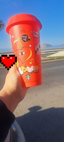 Starbucks Vaso Reusable San Valentin 710ml Mex2025 + Tarjeta