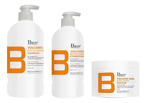 Kit Baor Professional Volcanic Mud Botox System