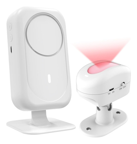 Timbre Con Sensor De Movimiento Y Alarma Para Negocios