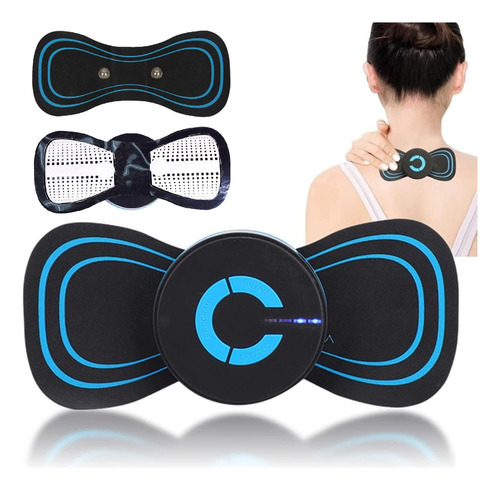 Mini Masajeador Portátil Y 3 Pegatinas Intercambiables
