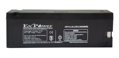 Bateria Bp-88 12v 2.3ah Para Filmadora Expower