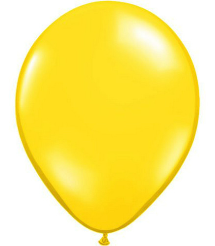 Globos De Látex Amarillo Citrino De 5  Qualatex (100 U)