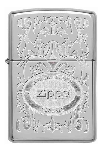 Isqueiro Zippo American Classic Silver Zp24751