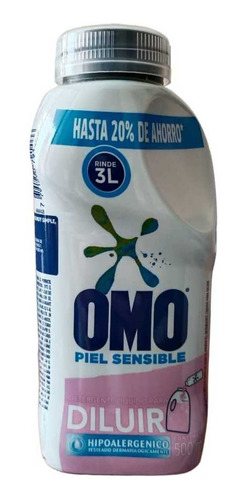 Omo Detergente Líquido Hipoalergénico Para Diluir 500ml