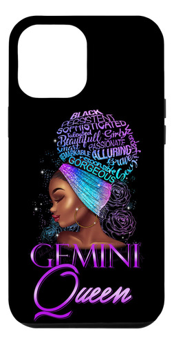 iPhone 12 Pro Max Purple Gemini Queen Afri B08wlg9jd8_310324