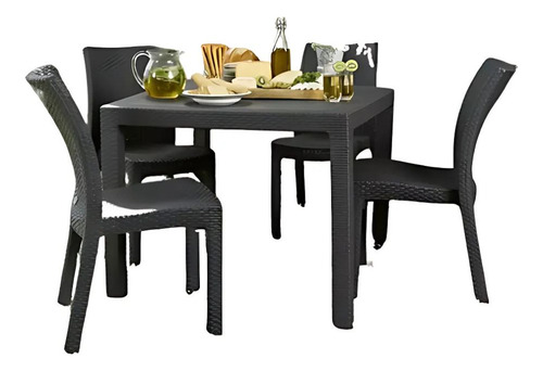 Mesa De Comedor Exterior Keter Quartet 95cm