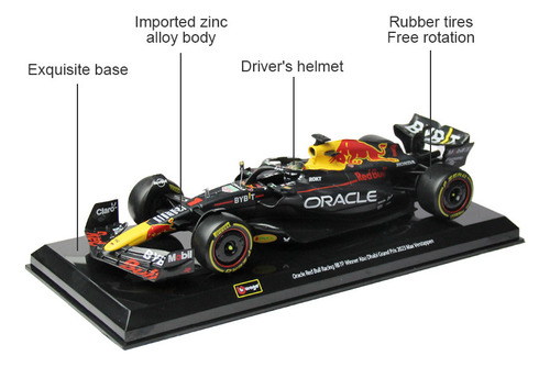 Bburago F1 Redbull Rb19 #1 M.verstappen Racing Fórmula 1:24