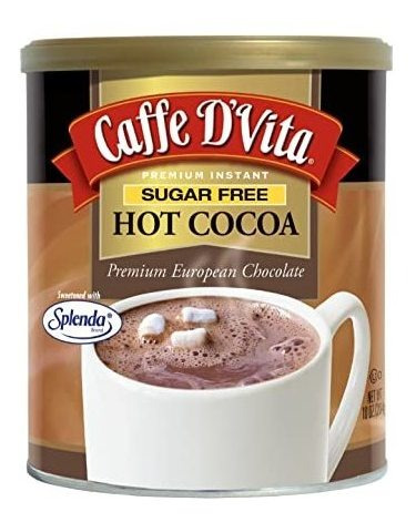 Caffe D'vita Sin Azúcar Cacao Caliente 10 Oz Lata