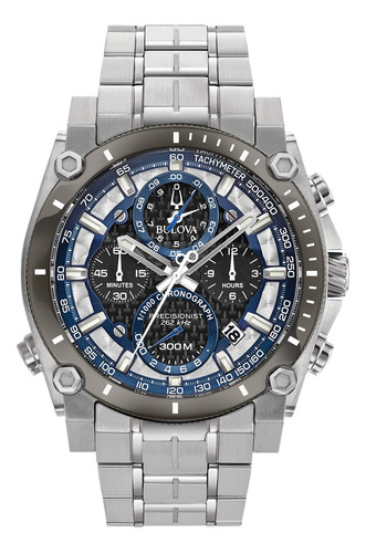 Reloj Bulova Precisionist 98b316 Para Hombre De Acero Inoxid