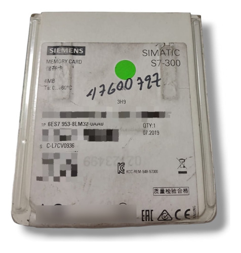 Siemens 6es7953-8lm32-0aa0 Micro Memory Card 4mb