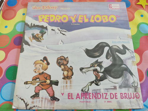 Prokofiev Lp Pedro Y El Lobo Walt Disney W Sellado