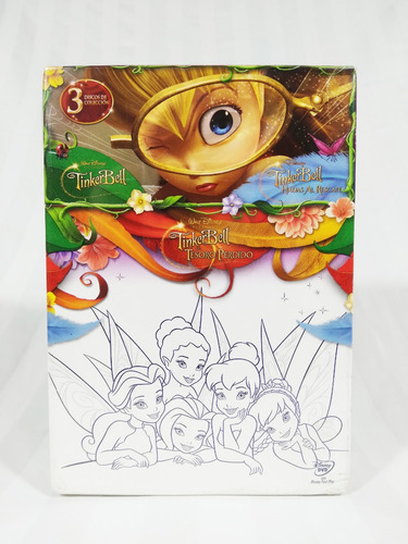 3 Peliculas Tinker Bell Coleccion Trilogia Disney Dvd (Usado)