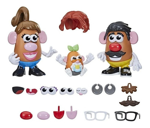 Imagen 3 de 9 de Cara De Papa Potato Head Crea Diseña Tu Familia 45 Pcs Ed