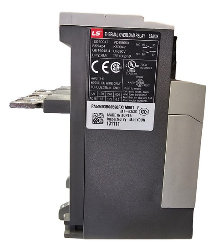 Rele Termico Ls 45 - 65a Para Contactor Mt-63