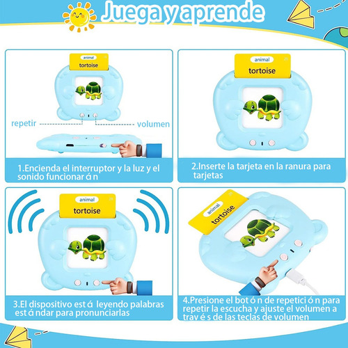 .juguetes Aprendizaje Tarjetas Lectura Español 224 Palabras