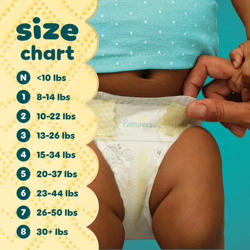 Fraldas Pampers Swaddlers P1 Preemie, Tamanho 1, 27 Unidades