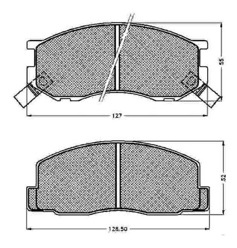 Pastilla De Freno Toyota Elite 86 Delantera
