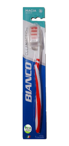 Escova De Dente Clean Action Bianco Macia Cabo Extra Firme