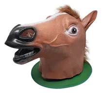 Comprar Mascara De Cabeça De Cavalo Em Latex Fantasia Cosplay