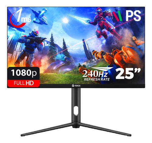 Monitor Teros 25´ 240hz 1ms Adaptive-sync Fhd 300nits 4000:1