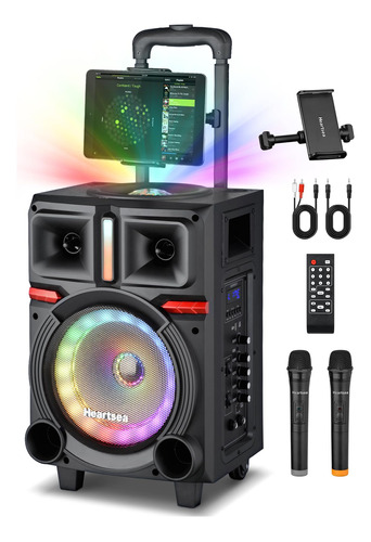 Maquina De Karaoke Con 2 Microfonos Inalambricos Para Adulto